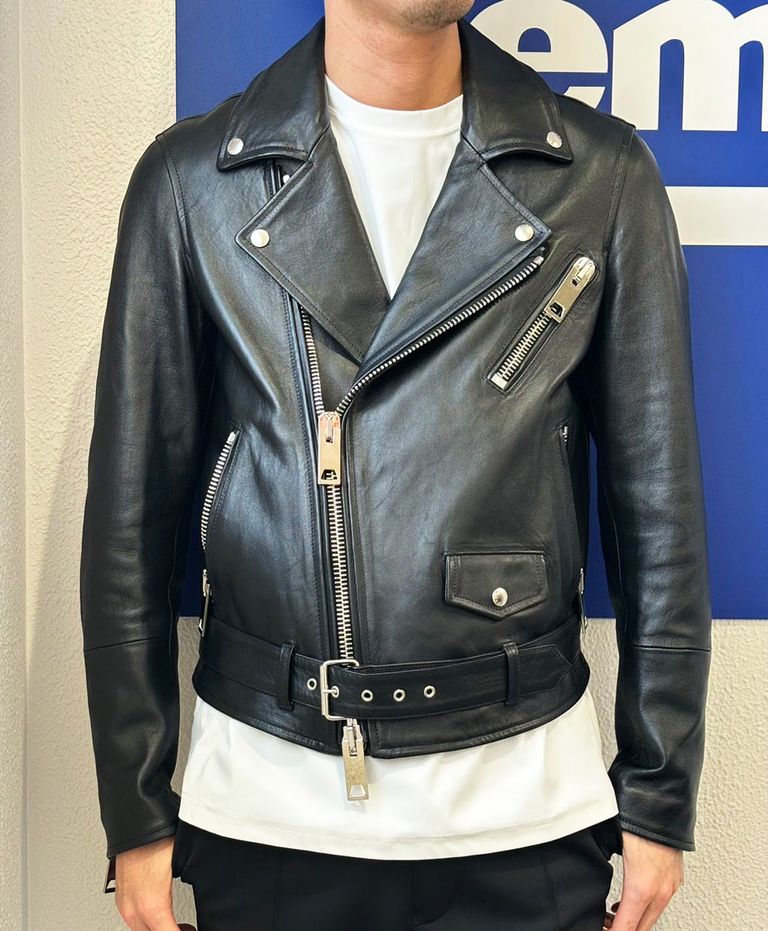 EMMETI - EMMETI × 干場義雅 コラボダブルライダースジャケット JUSTIN  