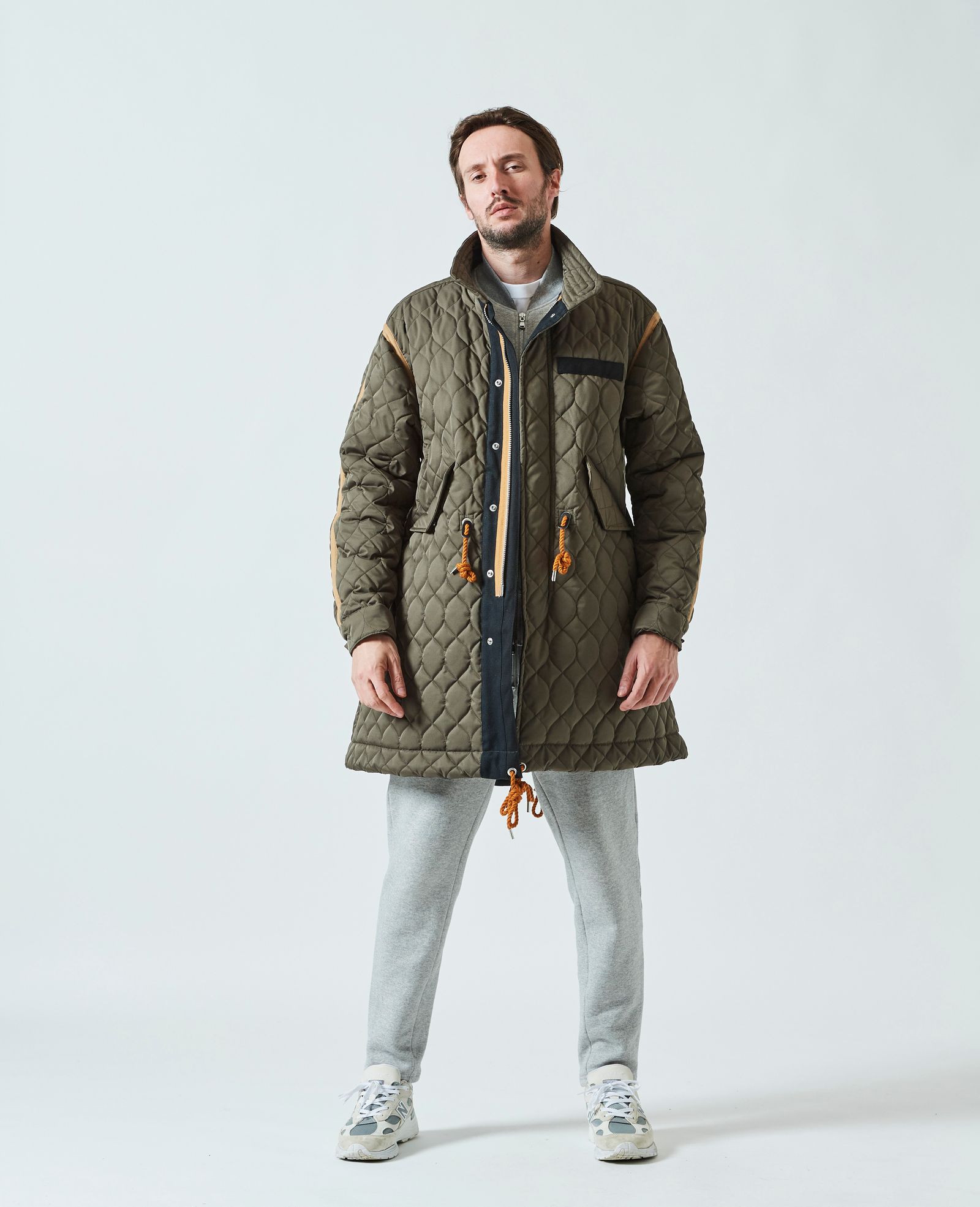 Quilting Mods Coat / OLIVE 【CO2301】