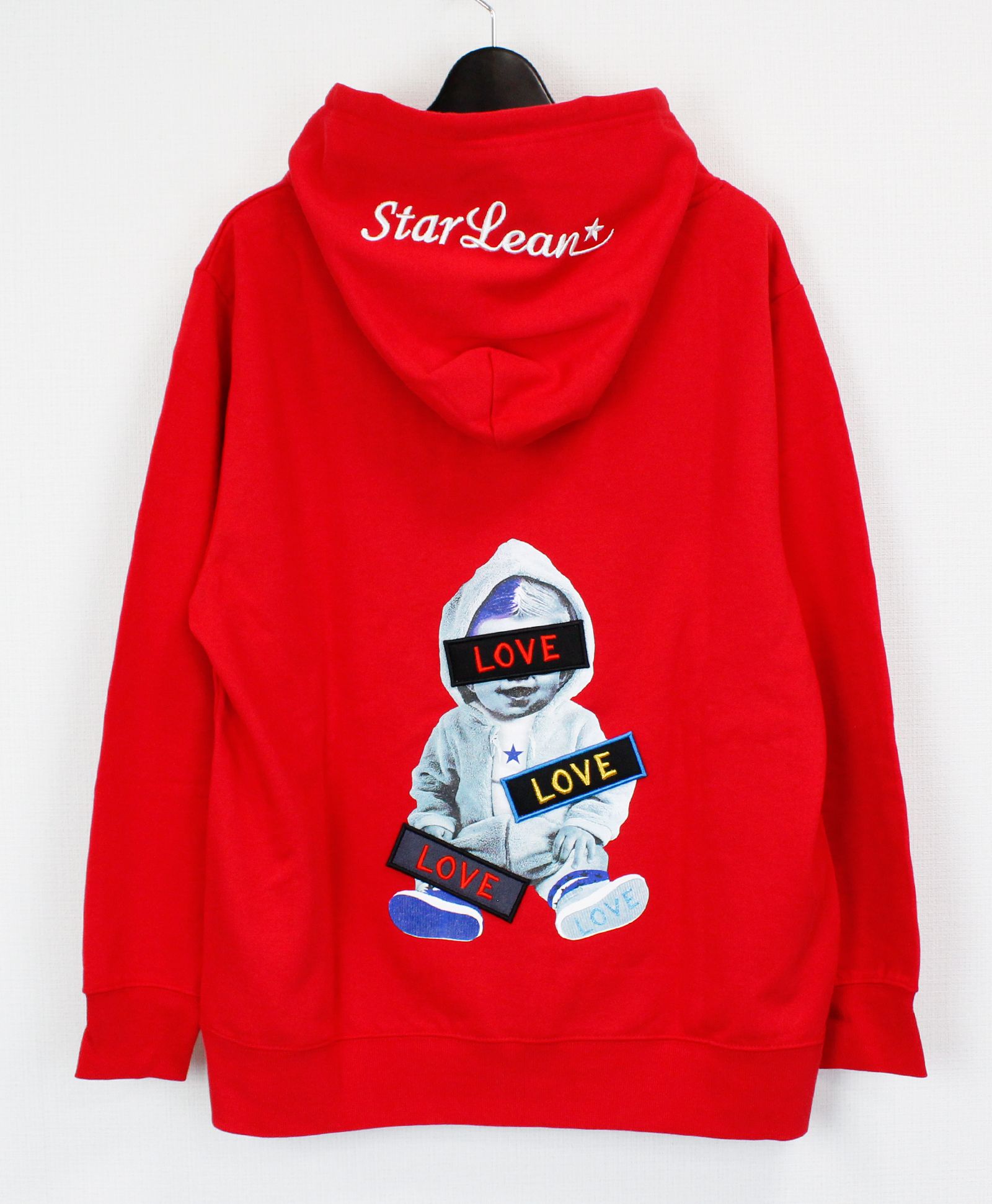 プルオーバーパーカー LOVE HOODIE BABY RED [SLPP135]