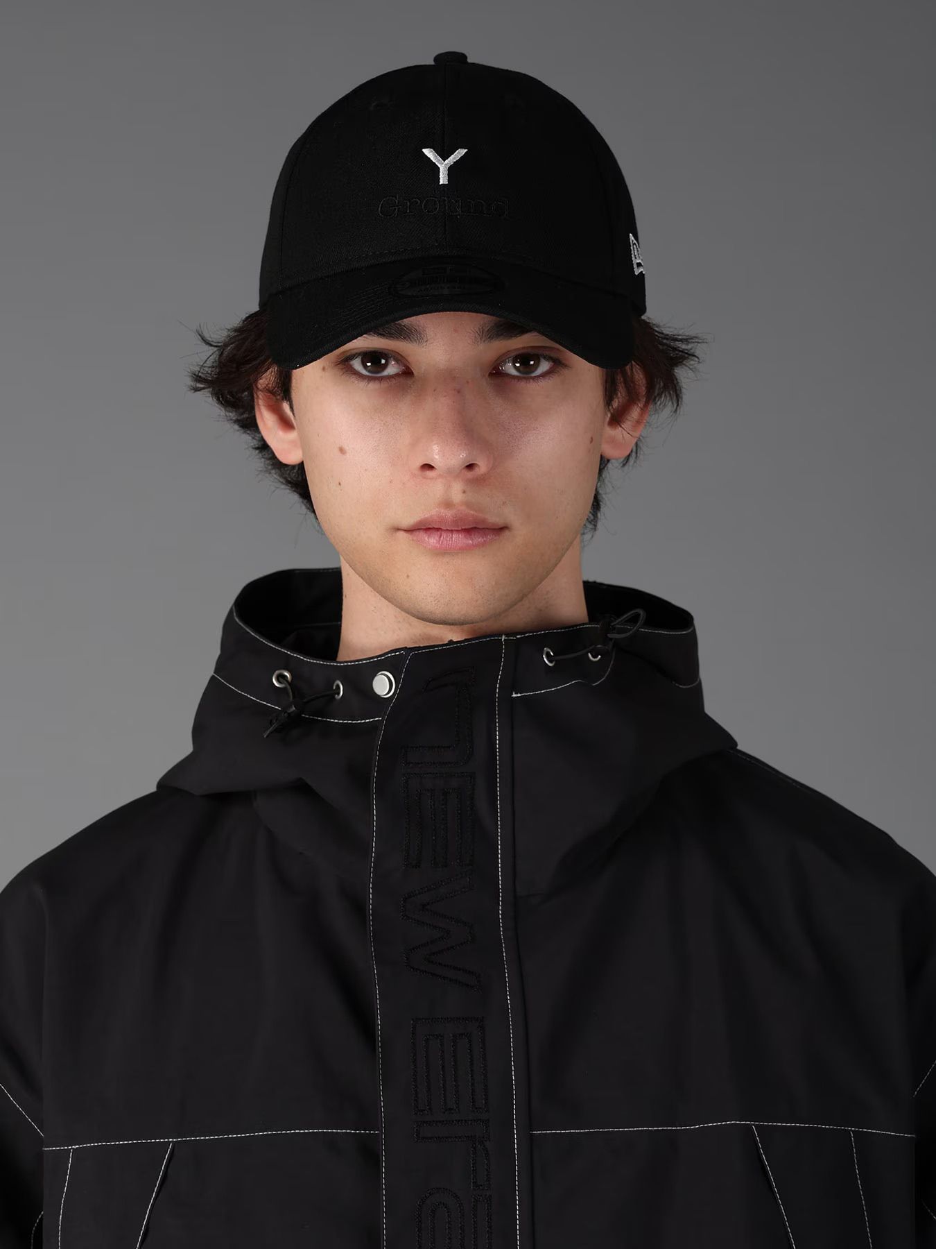 Ground Y × NEW ERA 9THIRTY/  ブラック [GW-H50-090-1]