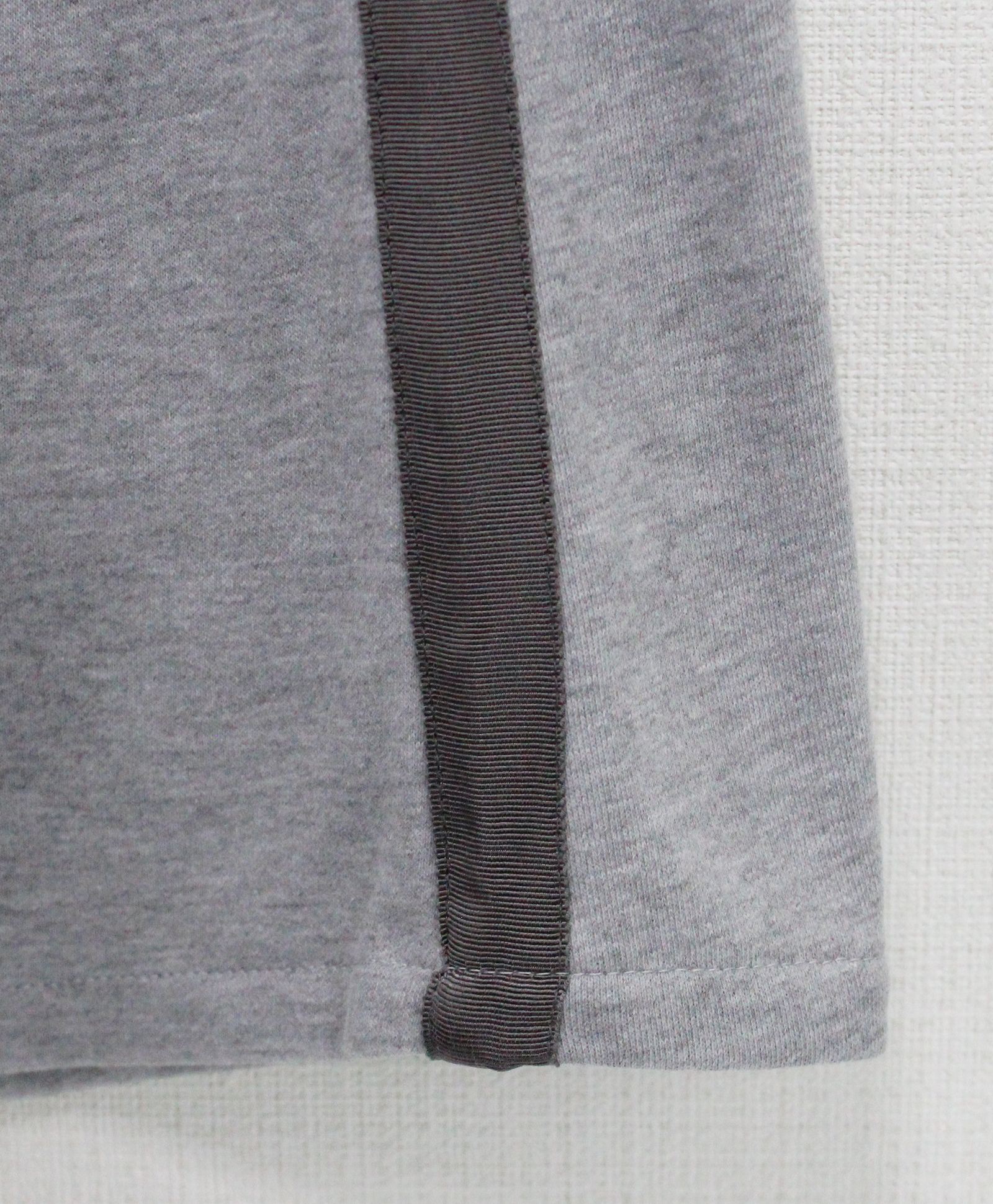裏毛ミリタリーデザイン切替 L/S ワンピース /  グレー [bc609305]