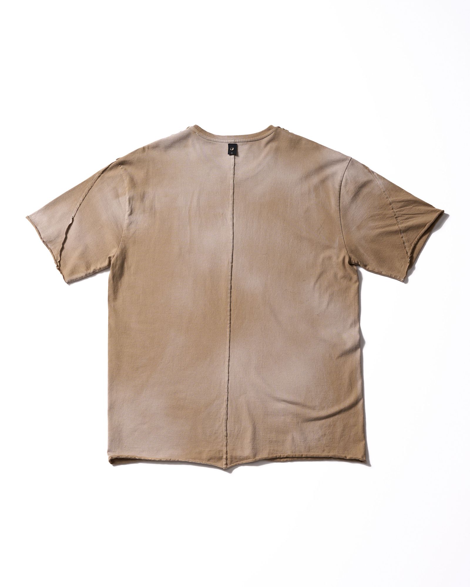 ☆先行予約☆ wjk  / フェードカットオフ半袖Tシャツ / fade cut-off S/S / fade beige 【7154 lj93k】