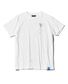 Tシャツ / Tiphanie Big Logo / WHITE x SILVER