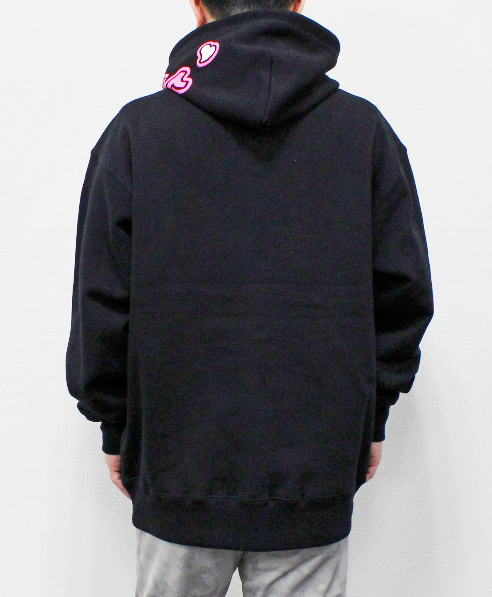 ACANTHUS × muta MARINE / muta sweet logo hoodie / スウェットプルオーバーパーカー / BLACK【MA2525】