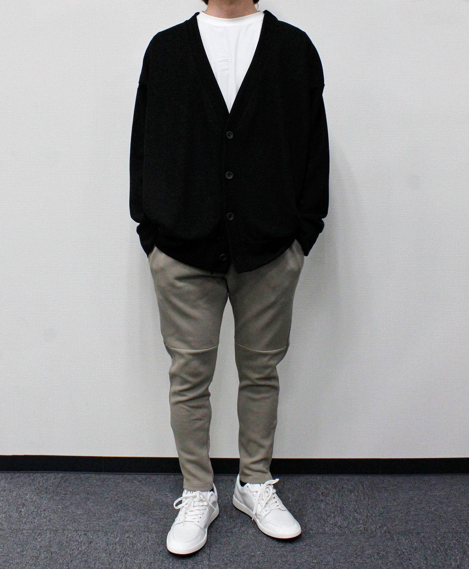 ビックシルエットカーディガン / ブラック【311074】