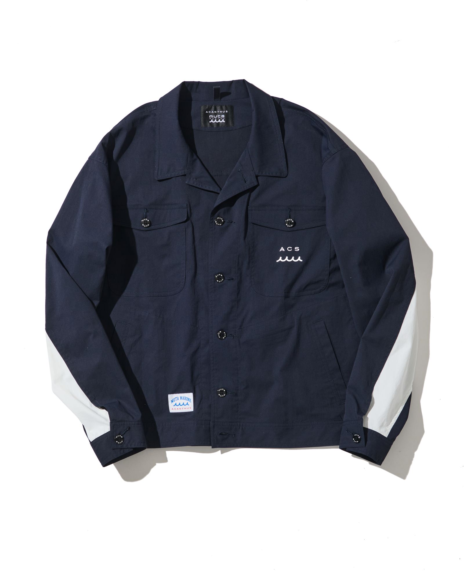 ☆先行予約☆muta MARINE × ACANTHUS  / トラッカージャケット / Trucker Jacket / NAVY 【MA2601】