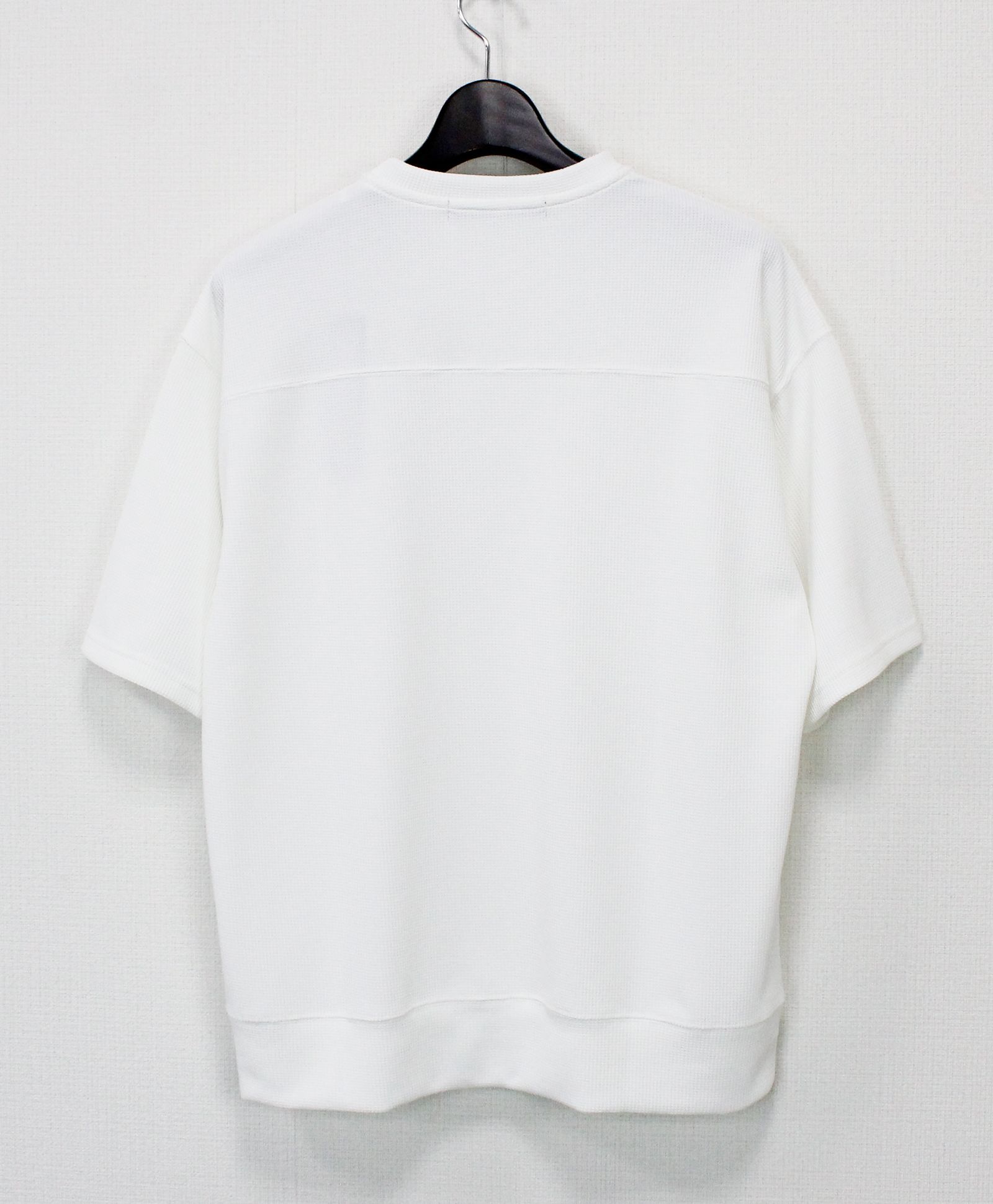 マルーデコットン30sワッフル 半袖Tシャツ  / ホワイト [76003]