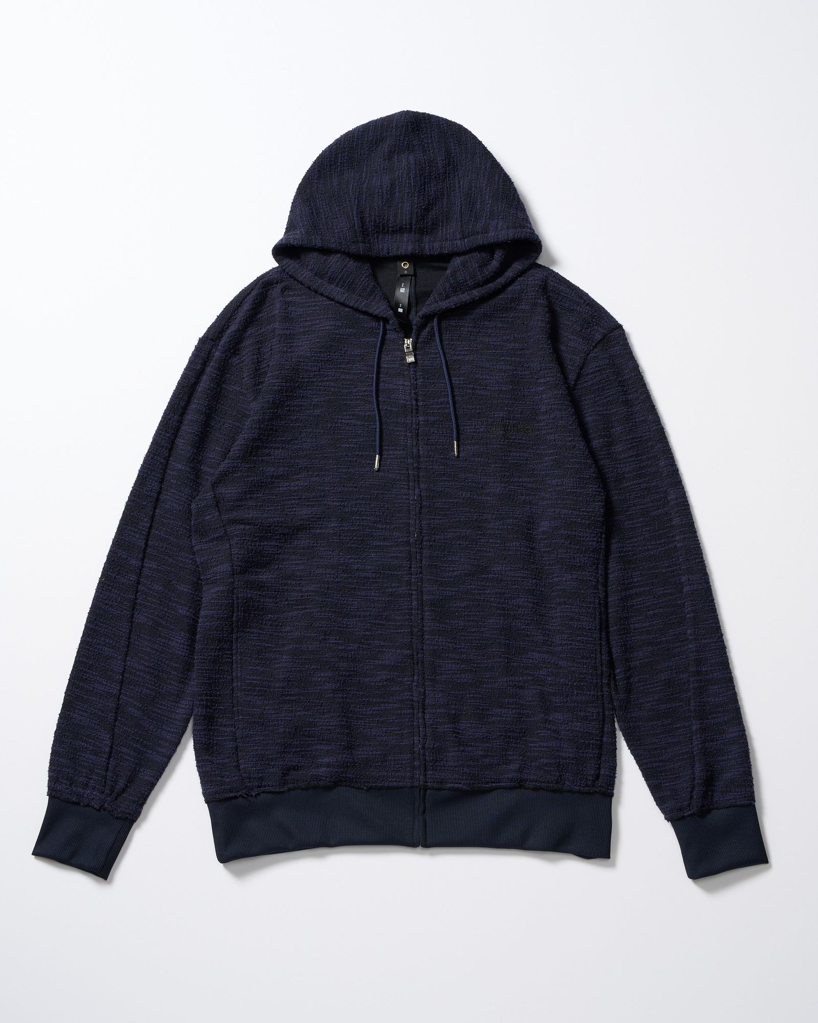 ☆先行予約☆ muta × wjk  / ニットジャガード リラックス パーカー / knit jacquard relax parker / NAVY [204 mw02i]