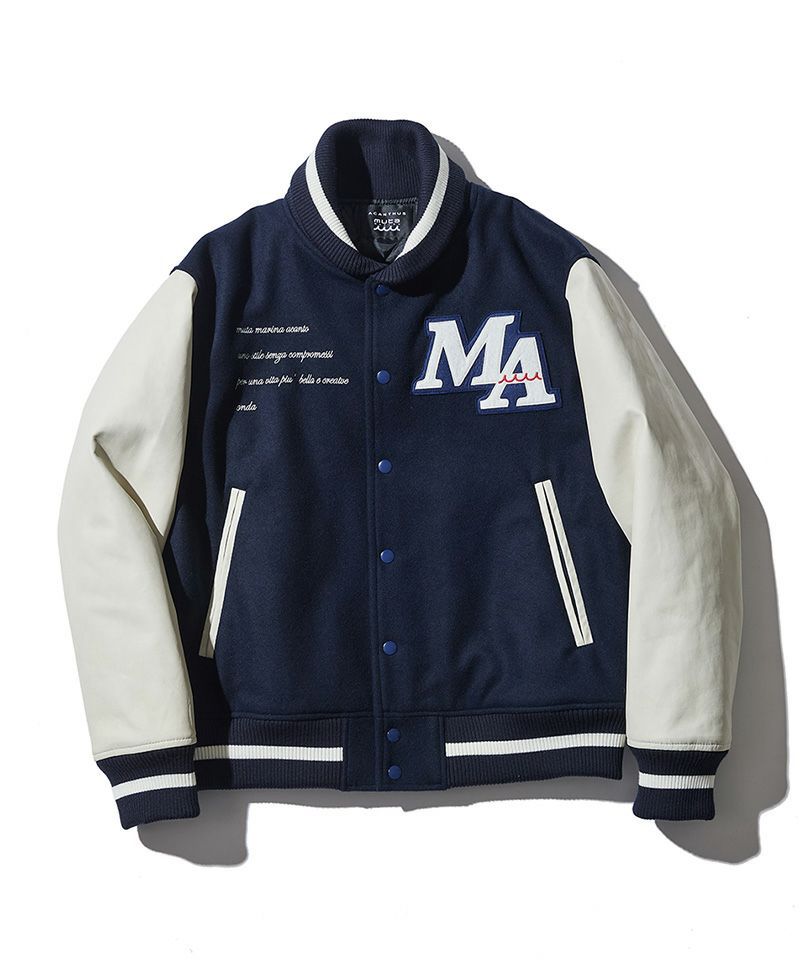 muta MARINE x ACANTHUS / muta Studium Jacket / スタジアムジャケット / NAVY / MA2425