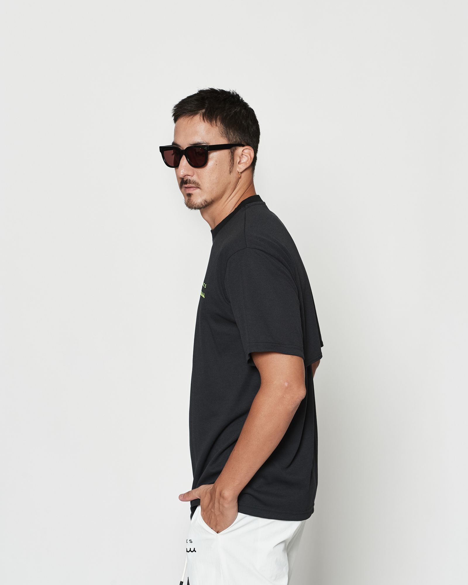 ☆先行予約☆muta MARINE × ACANTHUS  / ベンチレーションTシャツ  /  Ventilation Tee / BLACK【MA2617】