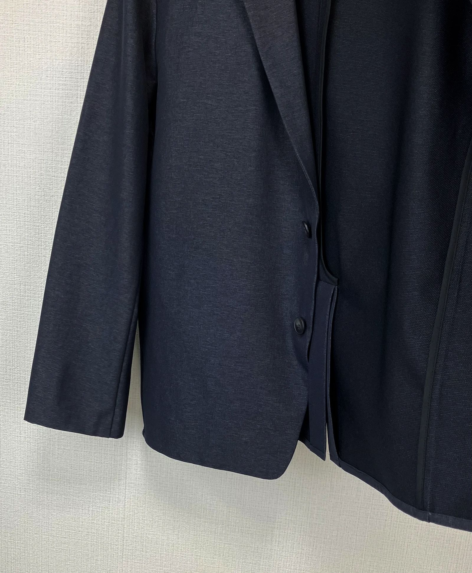 N/Peダブルクロスストレッチ イージージャケット / チャコールグレー [26003]