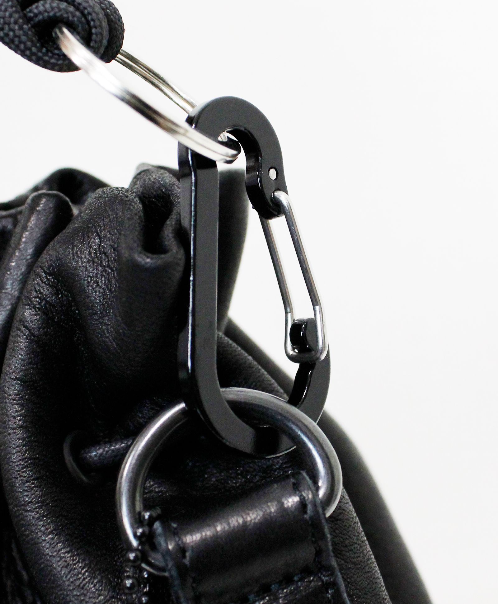 オイルドカウレザー・2wayミニショルダーバッグ / Oiled Cow Leather Shoulder Bag / B-BLACK [DCD-01517 B-BK]