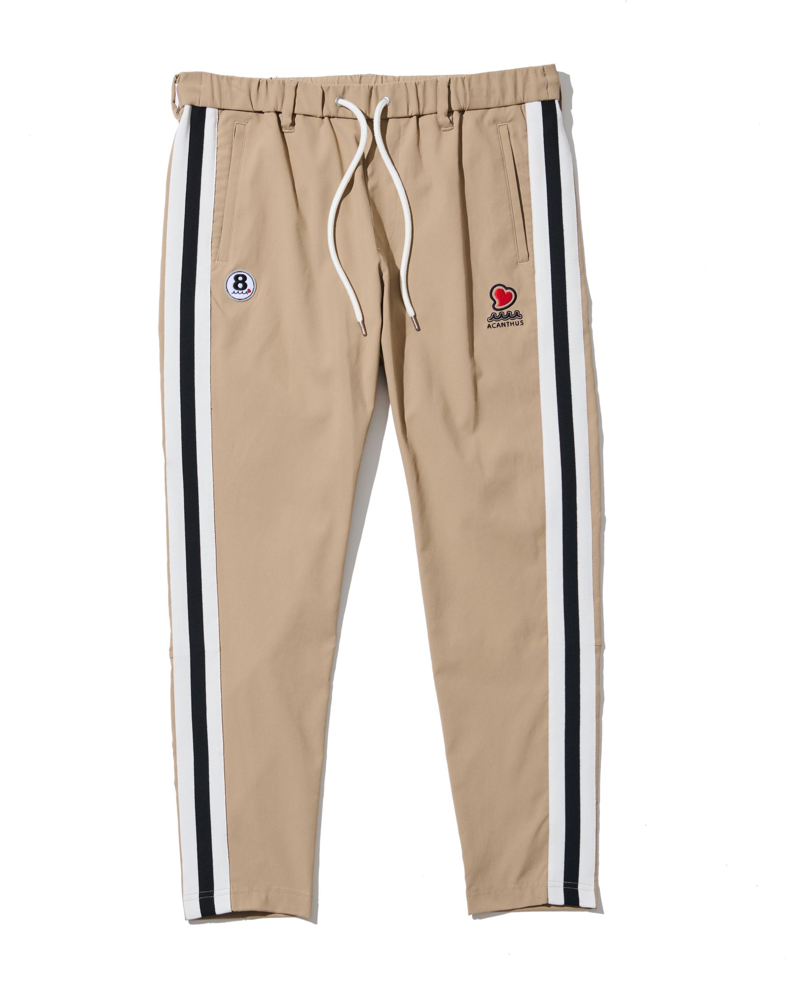 ☆先行予約☆muta MARINE × ACANTHUS / スウィートサイドラインパンツ / sweet side line pants / BEIGE 【MA2626】