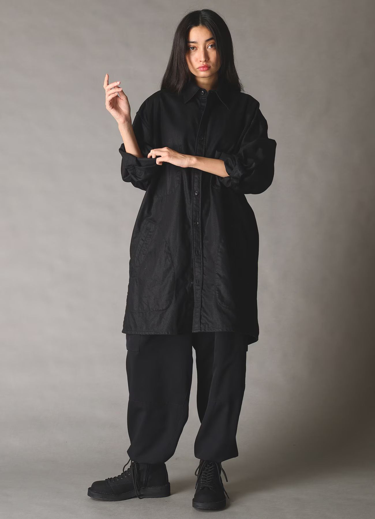 Ground Y×EDWIN 9oz BLACK TWILL WORK JACKET  / ブラックツイルワークジャケット / BLACK [GX-B08-007-1]