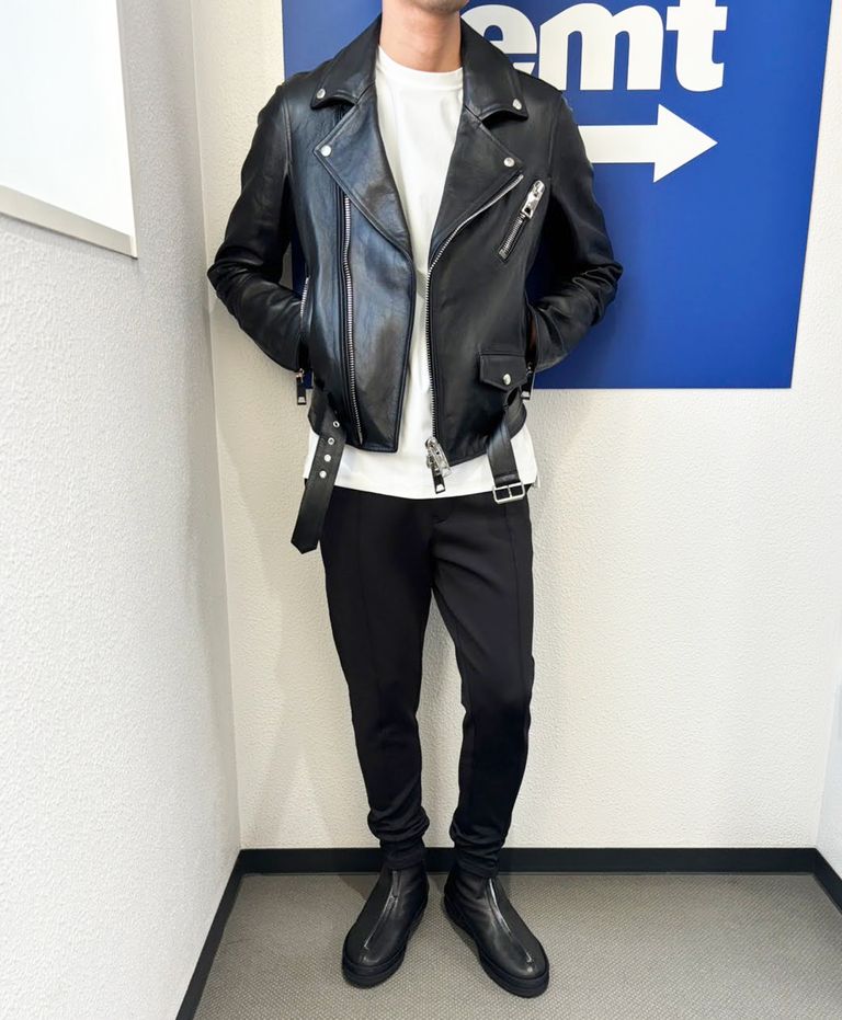 EMMETI - EMMETI × 干場義雅 コラボダブルライダースジャケット JUSTIN  