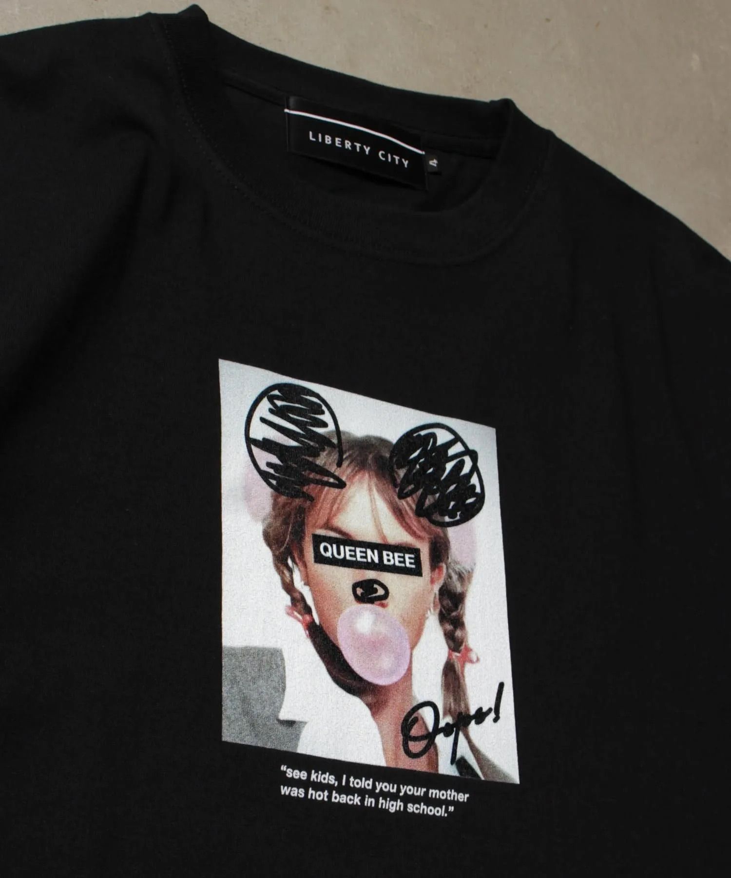 [Oops!] Tシャツ / BLACK [251024BR]