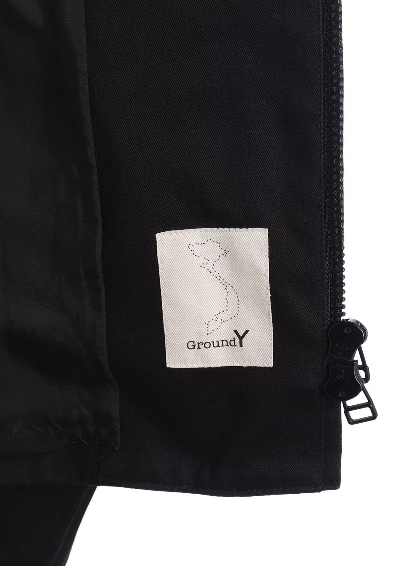 WHIPCORD LILY EMBROIDERED SOUVENIR JACKET / BLACK x BEIGE [GQ-J06-032-1]