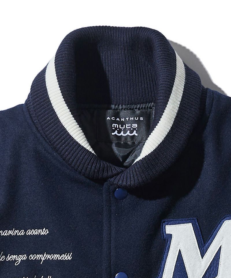muta MARINE x ACANTHUS / muta Studium Jacket / スタジアムジャケット / NAVY / MA2425