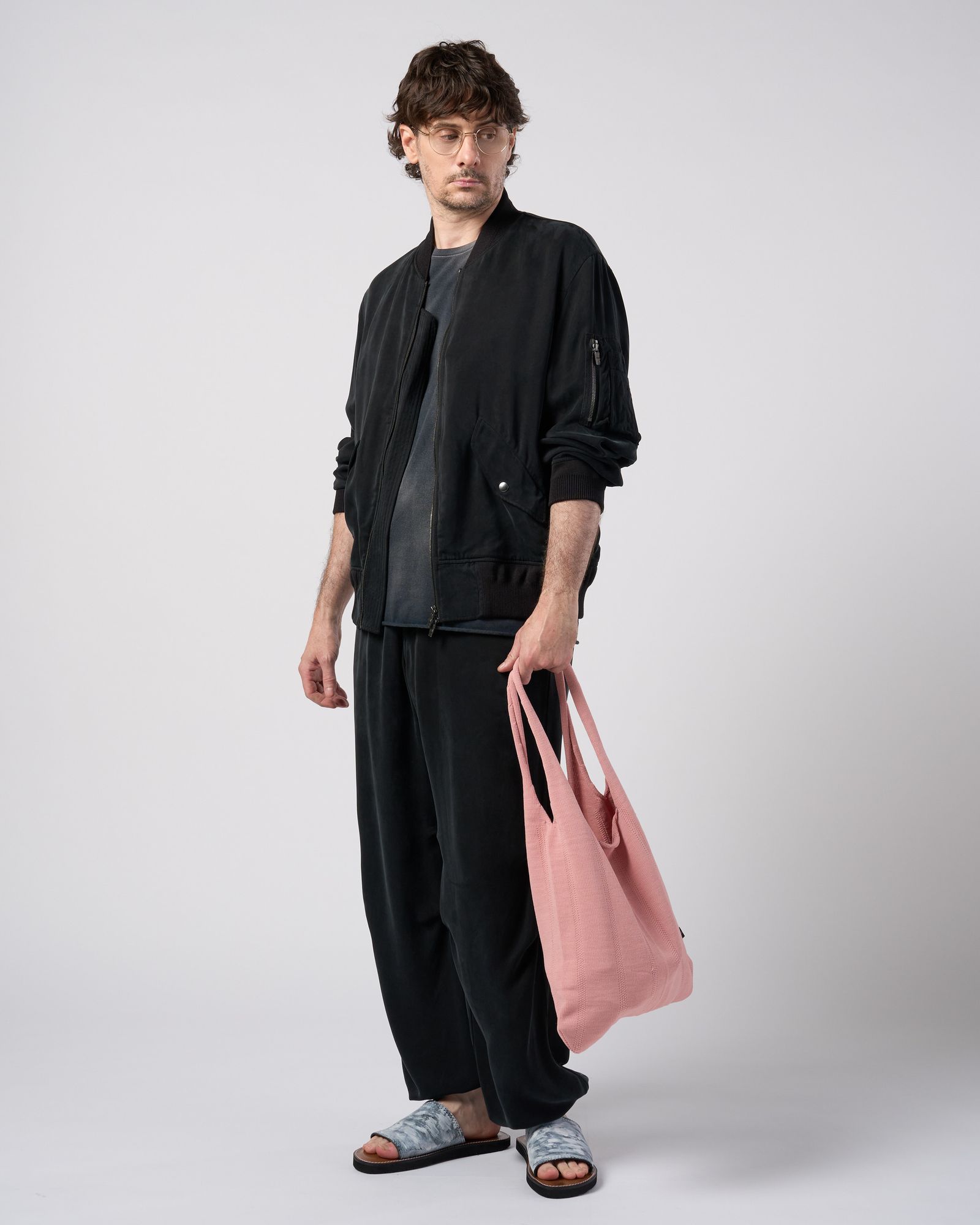 ☆先行予約☆ wjk  / フェードカットオフ半袖Tシャツ / fade cut-off S/S / fade black【7154 lj93k】