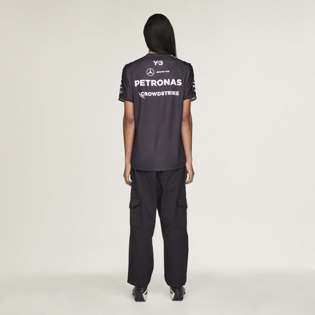 ハーフ スリーブ ティー /  Y-3 MERCEDES - AMG PETRONAS FORMULA 1 TEAM DRIVER SHORT SLEEVE JERSEY / BLACK [KT2226-APPS26]