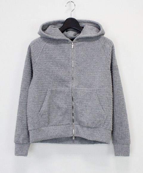 レディース / BIANCA ビアンカ /  パイルジップパーカー  / ライトグレー [LCKZ0471063588]