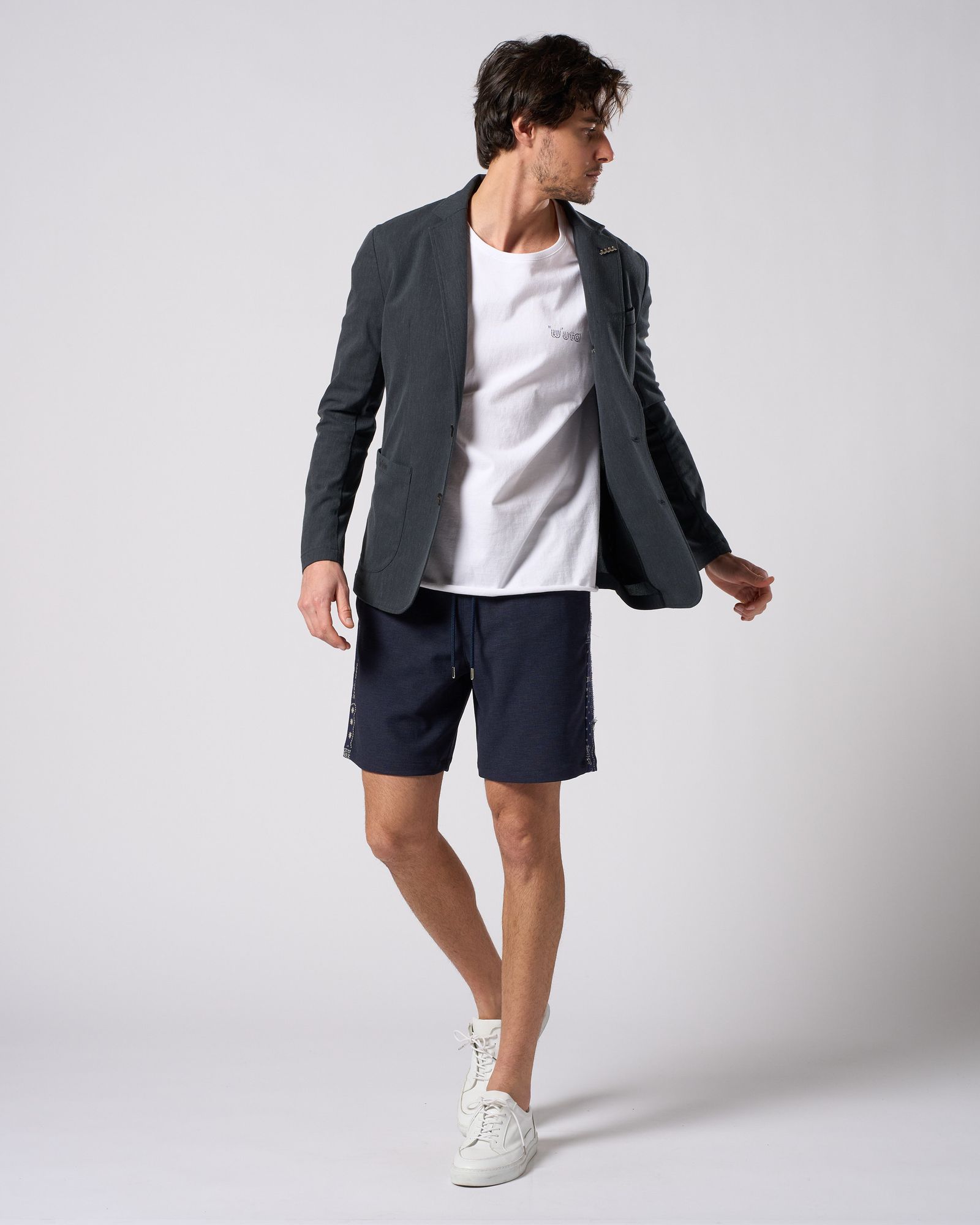 ☆先行予約☆ muta × wjk  / テーラードジャケット / smart jacket / CHARCOAL [203 mw01]