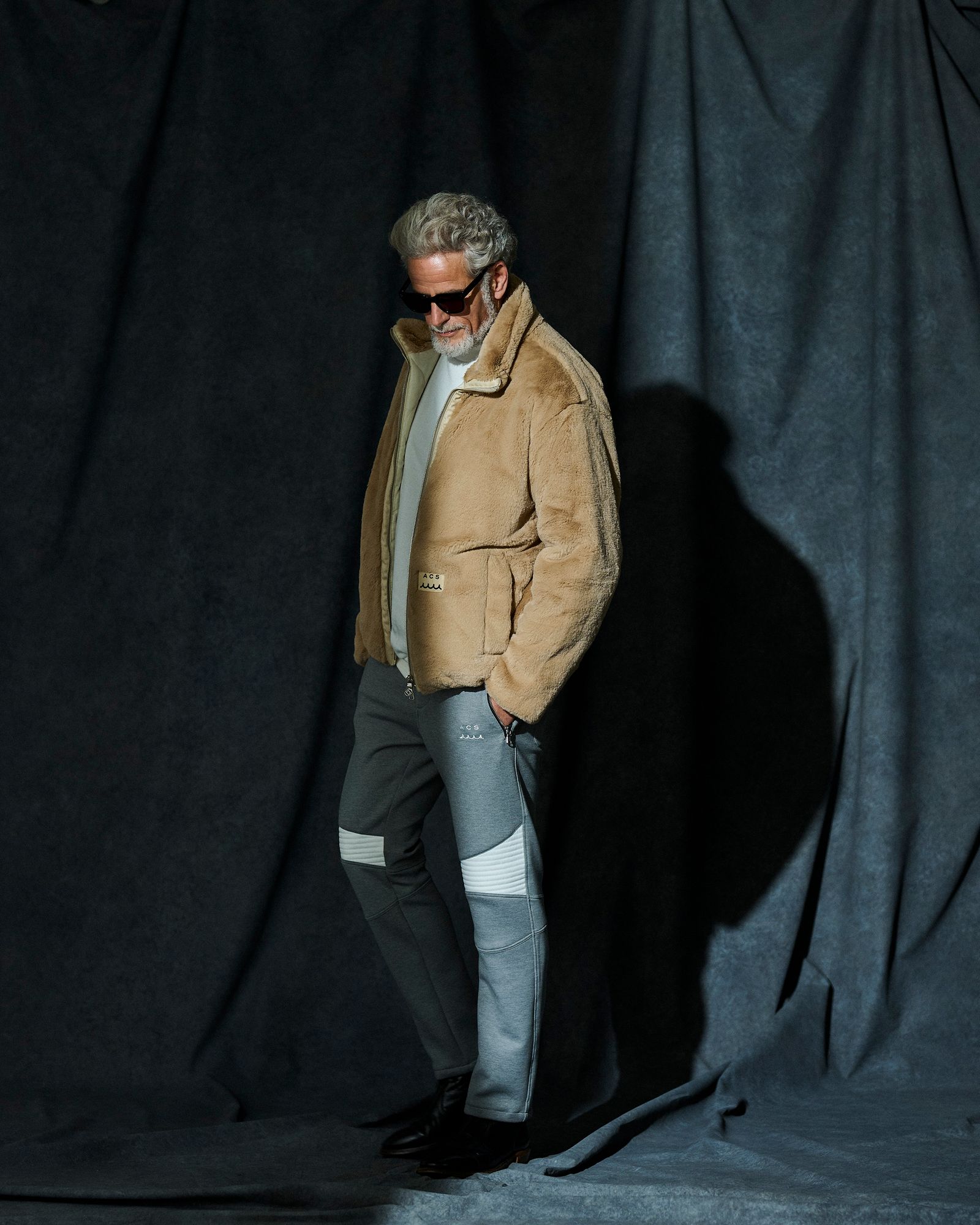 ☆先行予約☆ muta MARINE × ACANTHUS / フェイクファージャケット / Faux Fur Jacket / BEIGE 【MA2650】