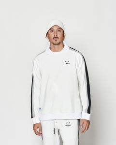 ☆先行予約☆muta MARINE × ACANTHUS  / ポロクルーネックスウェット / Polo Crewneck / WHITE 【MA2607】