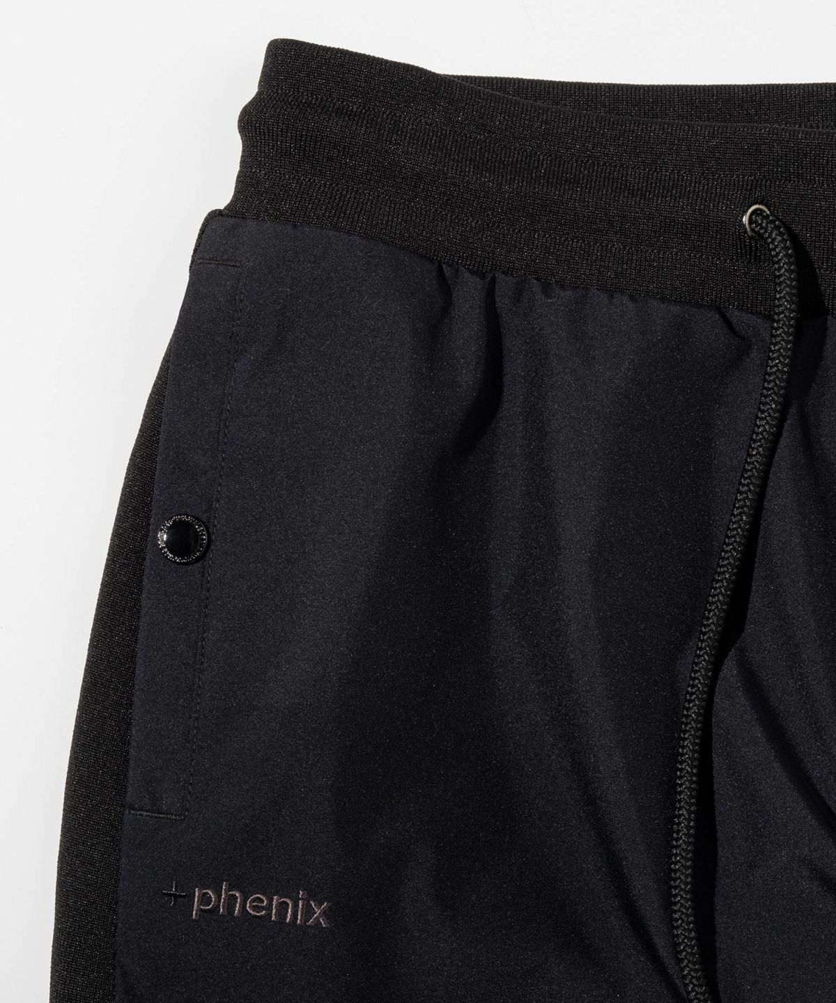 +phenix サイドロゴジョガーパンツ WINDSTOPPER プロダクト by GORE-TEX LABS / ウィンドストッパー / ゴアテックス / ブラック 【USB-25135】