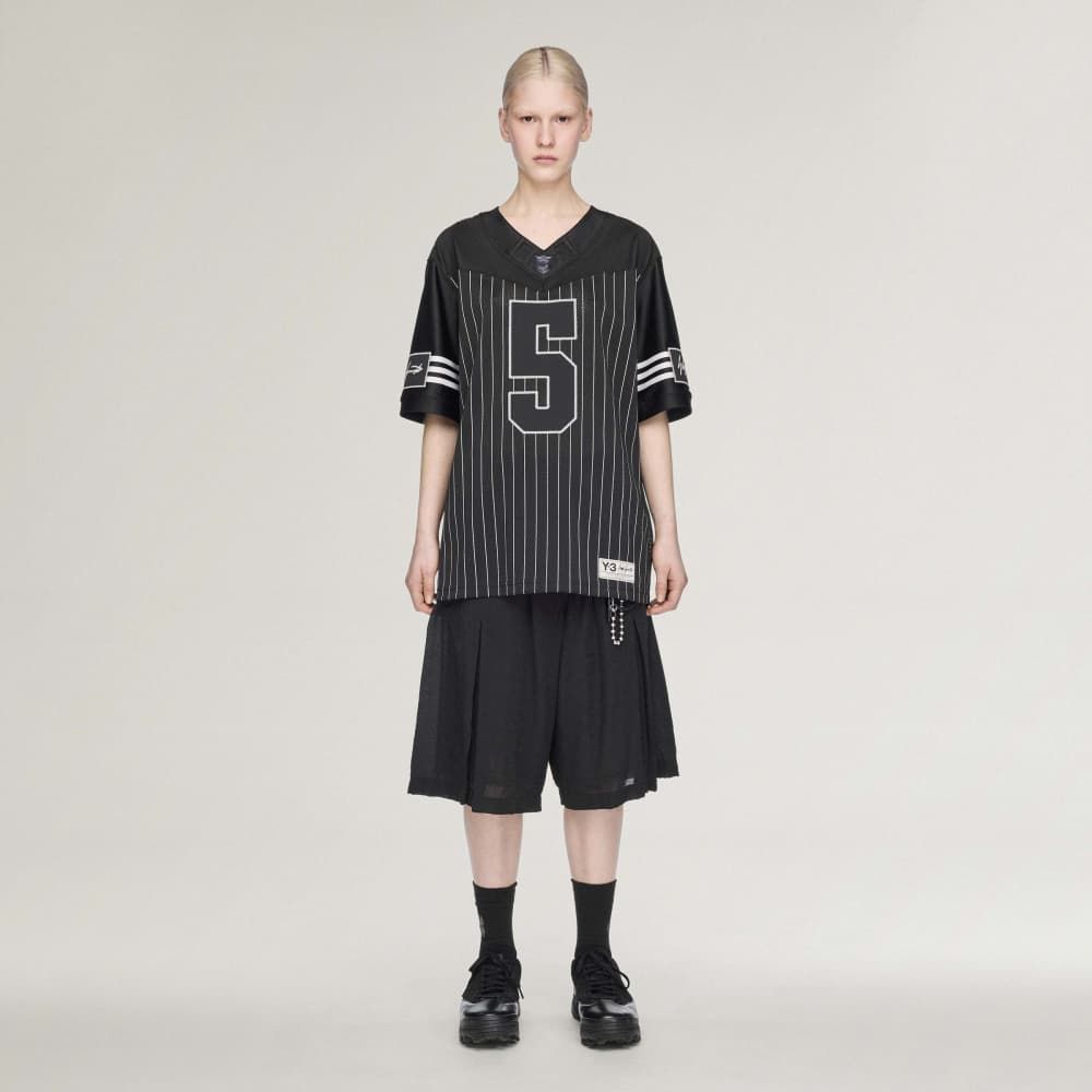 エリート 5 A フットボール ショート スリーブ ティー / Y-3 ELITE 5 A FOOTBALL SHORT SLEEVE TEE / BLACK [KS7642-APPS26]