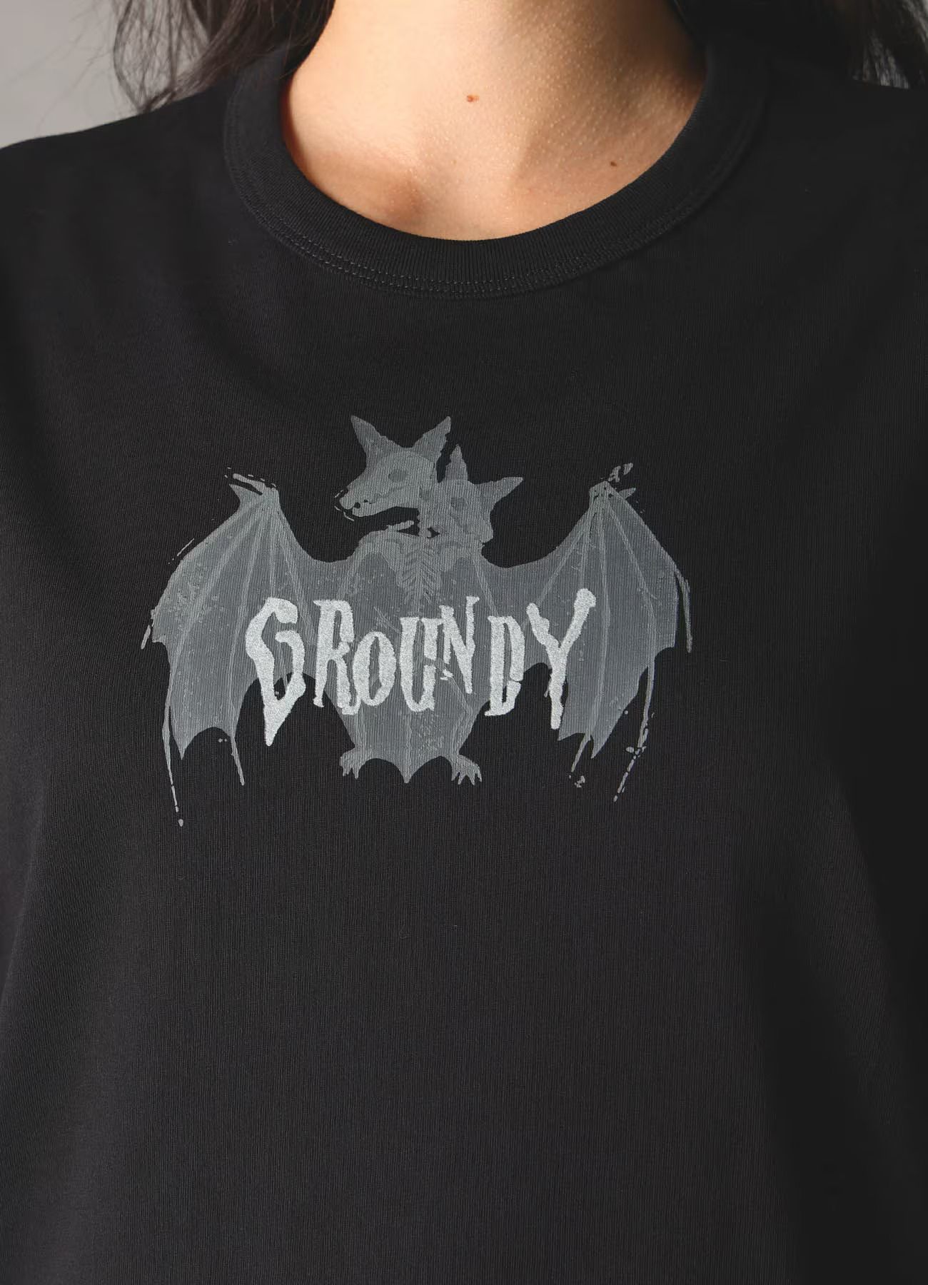 BAT T-SHIRT A / BLACK [GQ-T05-071-1]