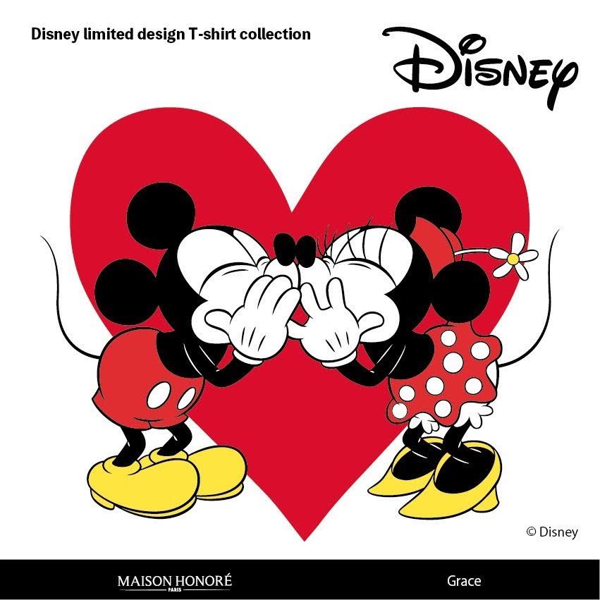 Limited design T-shirt 03 / Mickey / WHITE