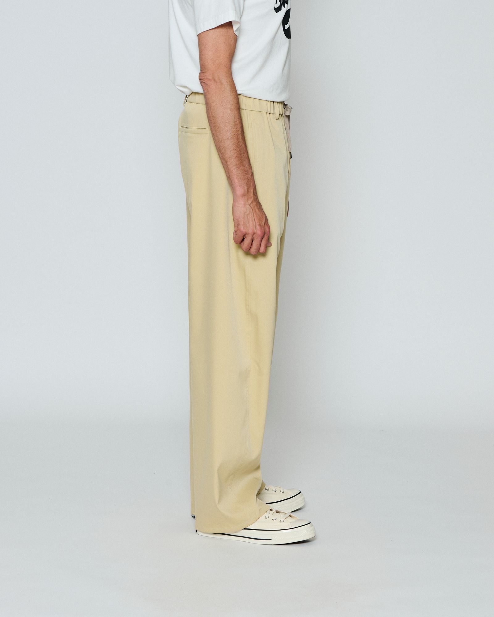 ☆先行予約☆ バレルレッグイージーパンツ /  Easy Barrel-Leg Chino Pants / BEIGE 【PT2504】