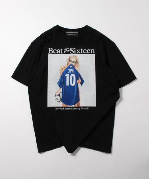 【FOOTBALLITIS】[No.10] Tシャツ / BLACK [261327NT]