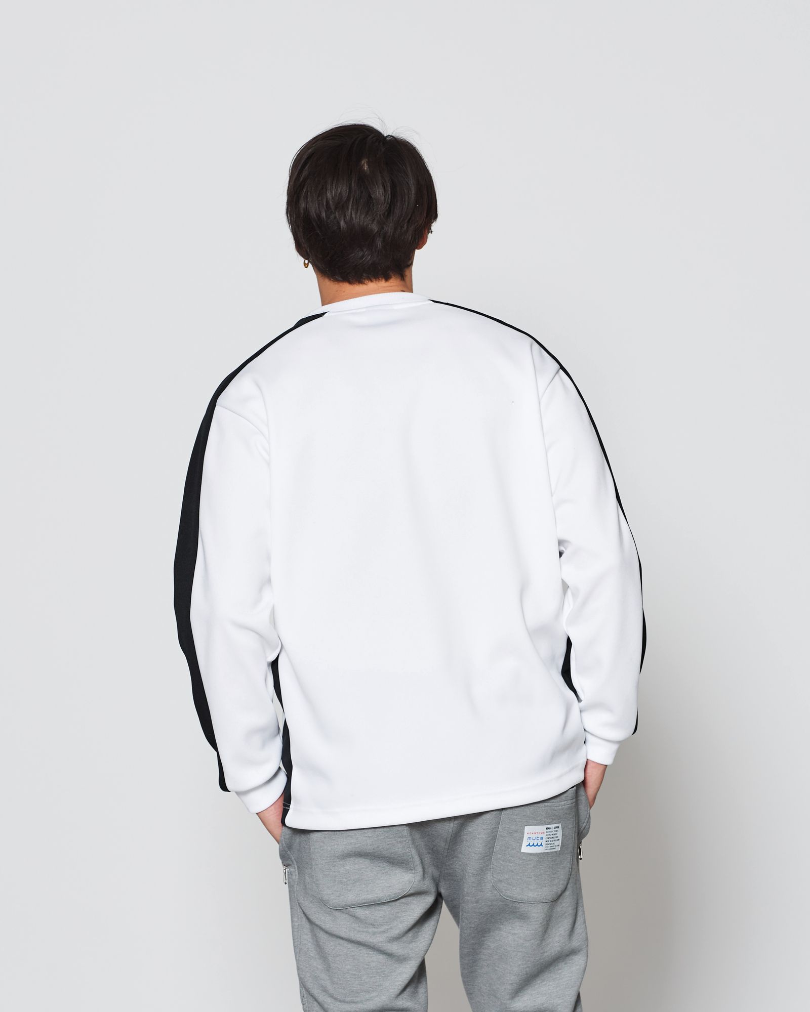 ACANTHUS × muta MARINE / muta Soccor Jersey Top / ジャージトップス / WHITE 【MA2538】