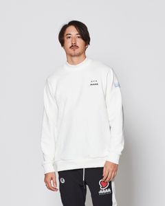 ☆先行予約販売2025年9月下旬～10月下旬頃入荷予定☆ ACANTHUS × muta MARINE / muta Mockneck Sweatshirts / スウェット / WHITE 【MA2535】