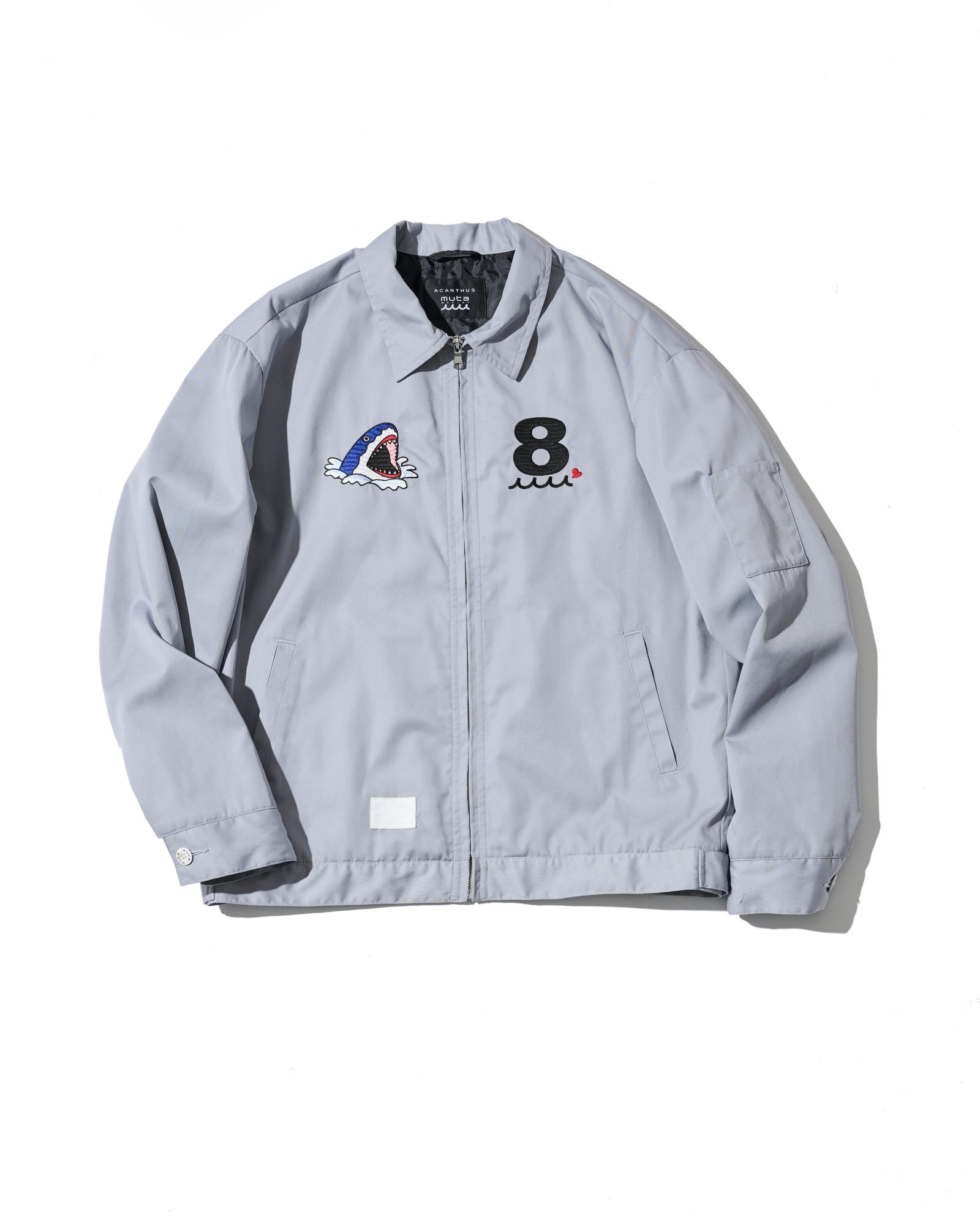 ☆先行予約☆muta MARINE × ACANTHUS  / スーベニアジャケット /  Souvenir Jacket / GREY【MA2701】