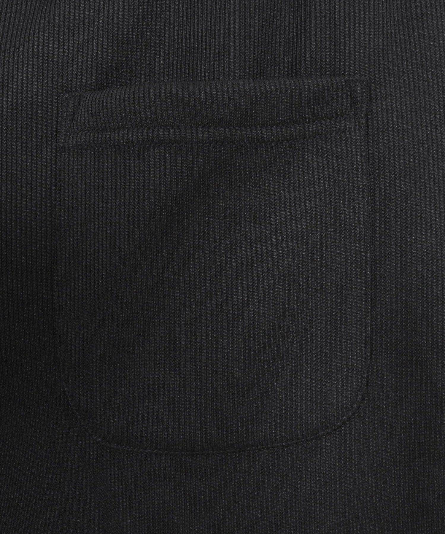 ドビー裏起毛ワイドパンツ / ブラック【131044】