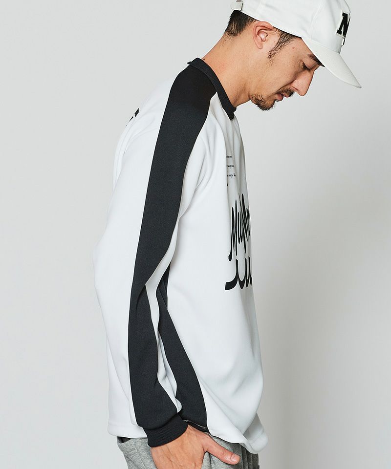 ACANTHUS x muta MARINE / muta Soccor Jersey Top / ジャージカットソー / WHITE / MA2434