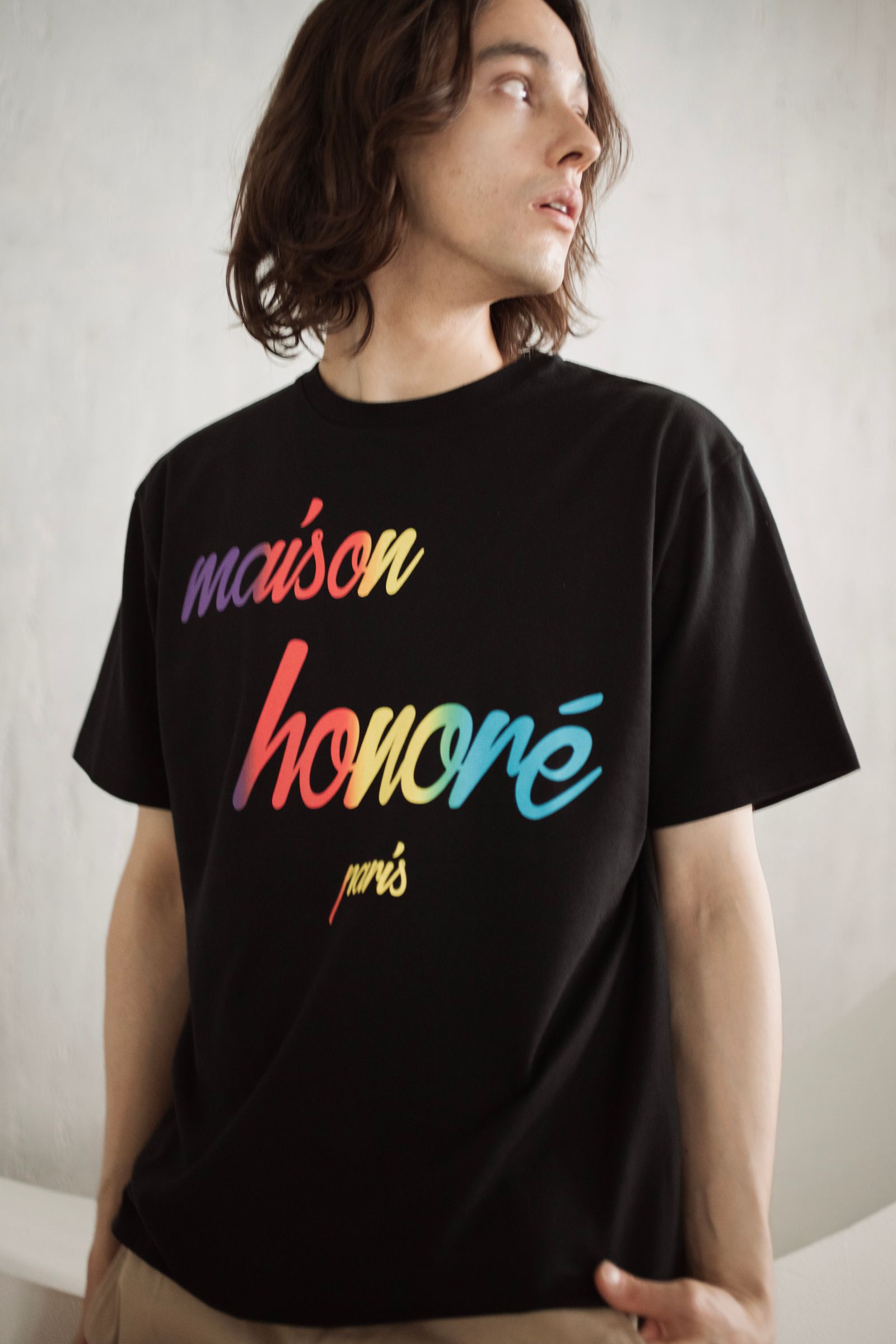 Tシャツ / Raissa / Black Rainbow