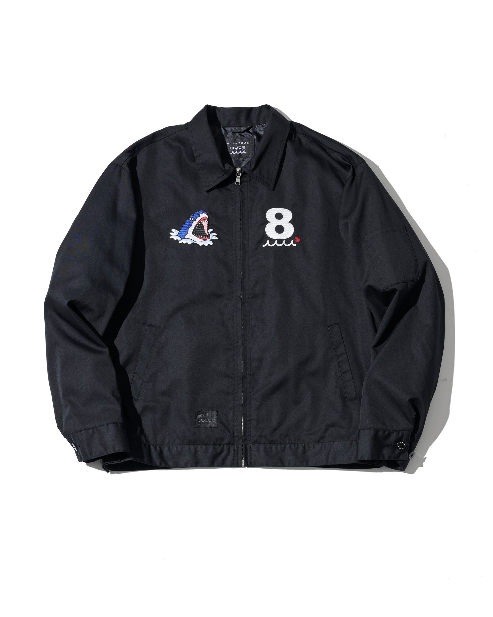 ☆先行予約☆muta MARINE × ACANTHUS  / スーベニアジャケット /  Souvenir Jacket / BLACK【MA2701】