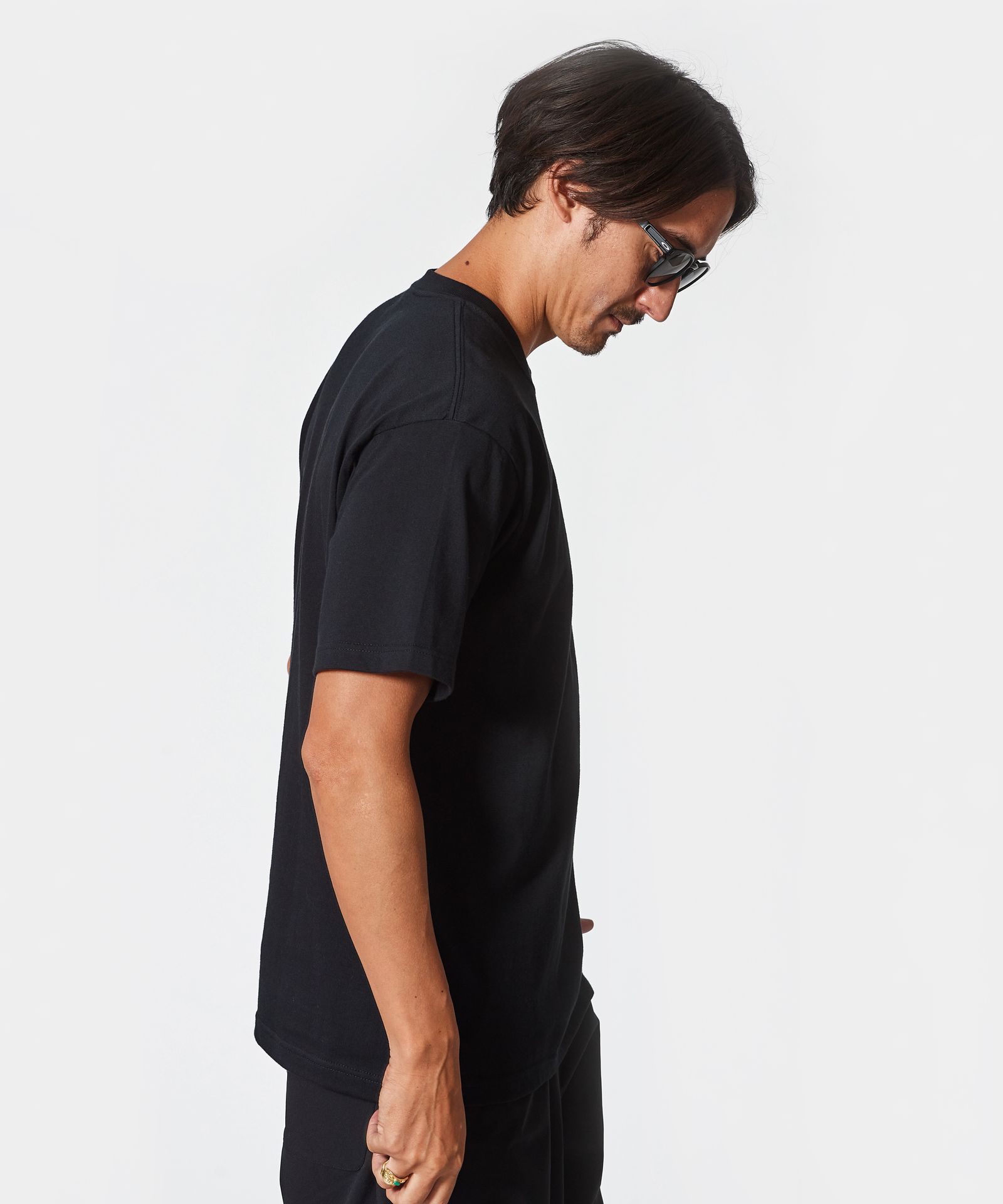 ACANTHUS × muta MARINE / muta sweet logo Tee /Tシャツ / BLACK 【MA2526】