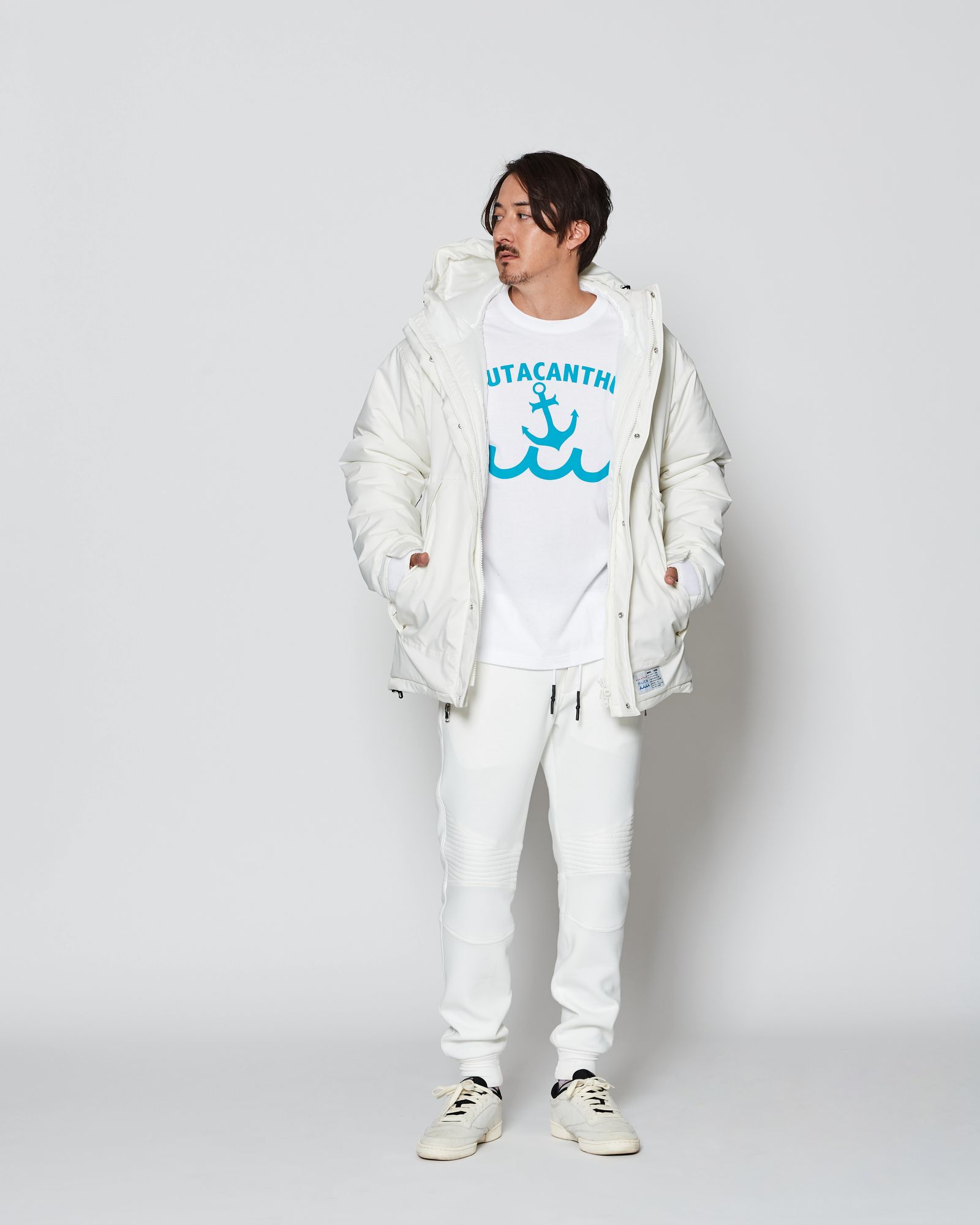 ☆先行予約販売2025年11月下旬～12月下旬頃入荷予定☆ ACANTHUS × muta MARINE / muta LIMONTA Mountain Puffy Jacket  / マウンテンパフィジャケット / WHITE 【MA2529】