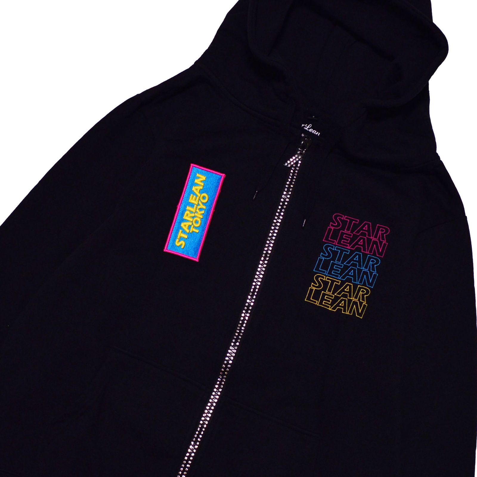 ジップアップパーカー SUIT BABY ZIP HOODIE BLACK