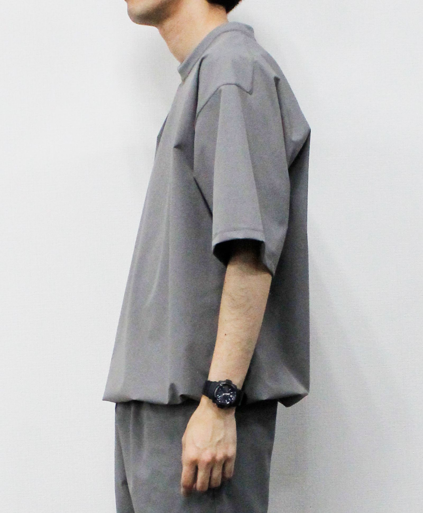 ナイロン4WAYクロス スピンドル入りバルーンTシャツ  / グレー [76008]