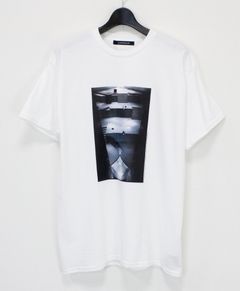 クルーネック プリントTシャツ / CREW NECK PRINT T  / WHITE [IN-CS06]