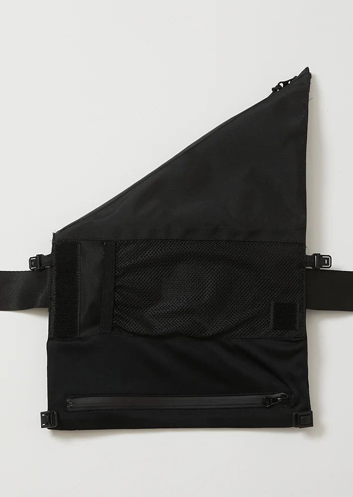 KREVA×GHOST ALMOSTBLACK / JAPANESE SCROLL BAG / BLACK [KRVGAB-A-2-1]
