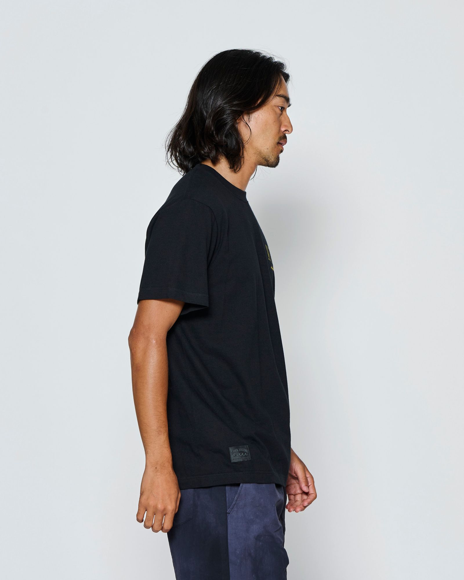 ☆先行予約☆muta MARINE × ACANTHUS  / サーフマンTシャツ /  Surf Man Tee / BLACK【MA2719】