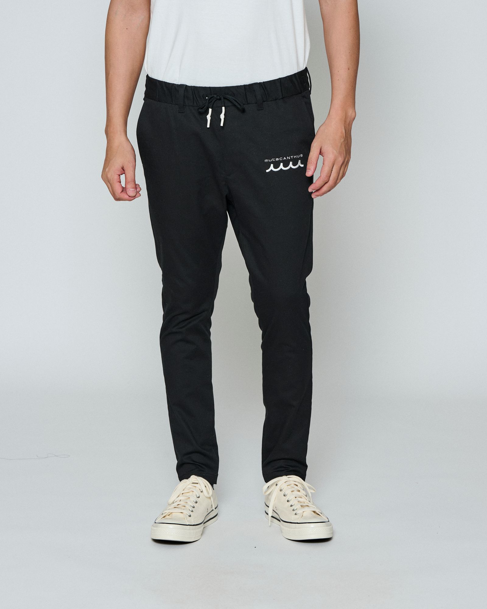 ☆先行予約☆ muta MARINE × ACANTHUS  / イージータイトパンツ /  Easy Tight Pants / BLACK【MA2654】