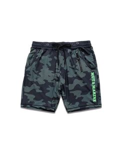 ラッシュショートパンツ (ダイアゴナルカモ) / ブラック [MMTK-437055] ⭐︎4月29日より随時出荷⭐︎